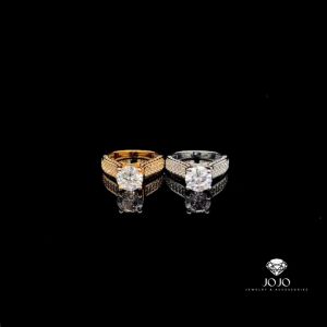 N1175 Nhẫn nữ đính đá CZ sáng lấp lánh JOJO