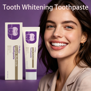 oralhoe | 100G Tooth Whitening Toothpaste Clean Teeth Remove Tartar Coffee Stain Brighten Teeth Inhibit Bad Breath Oral Hygiene Care