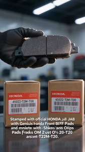 Auto Parts : 45022-T2M-T00 BRAKE PAD FA HONDA ACCORD 2012-2023 HONDA HR-V 2014-2022 HONDA ODYSSEY 2013-2021 4PCS
