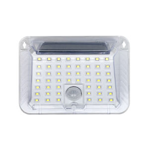 LED Solar Motion Sensor Light Outdoor Smart Security Light with PIR Human Detection Light Control &6000K Brightness for Garden