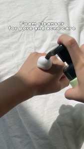 ROSETTE Facial Sabon Foaming Wash 180ml | Pore Care | Acne Care | Clear Clogged Pores | Dissolves Excess Sebum