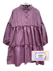 TUNIK ANAK PEREMPUAN UMUR 4 - 16 TAHUN BAHAN BABY CODORAY PREMIUM BLUS ANAK FREEONGKIR CASHBACK BISA COD TUNIK ZAHIRA