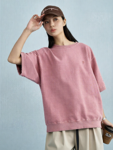 Champion | Short Sleeve Vintage Style T-Shirt Embroidery Loose Fit
