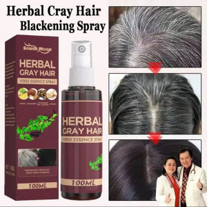 Herbal Gray Hair Spray Curl Darkening Conditioner Spray Hair Darkening Reverses Gray Color Coloring Essence