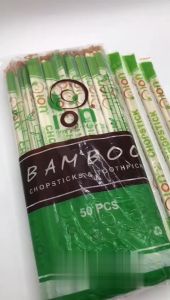 Sumpit Bambu Steril dan Tusukan Gigi Sumpit Bamboo Higienis Alat Makan Mie Bakmi Bahan Food Grade