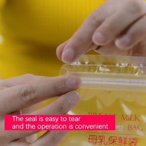 COCOBB Breastmilk Storage Bag Disposable Thickened Anti-break Milk Freezer Bag 250ml 10 Pcs