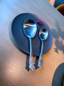 Thick Classic Crown Dinner Spoon 304 Stainless Steel 18/10 Soup Spoon Rice Mixing Spoon Adult Spoon KANKUMA Brand Commercial Use