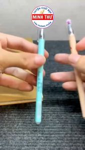 Combo Túi 6 bút bi ɡel Xoá Được Dạng Bấm / nắp đậy Mực Xanh / Tím / Đen  Bút Bi Xóa Được Ngòi 05mm -MINH THƯ VPP