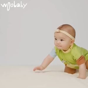 WooBaby เสื้อบอดี้สูทสำหรับเด็ก3-18เดือน ลายสัตว์เลี้ยงน่ารัก