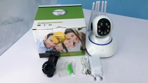 Yoosee CCTV WiFi Wireless IP Camera HD 8MP 5 Antena 360° Panoramic PTZ Night Vision Support Onvif