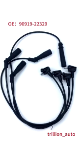Spark Plug Cable Toyota Corolla 2E high tension wire 12 valves 90919-22329 clip type 9091922329