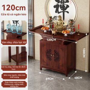 ZHISHANYUAN | Tủ Thờ Phật Phong Cách Trung Quốc cho Gia Đình