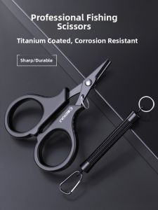 MONLEYTA | Titanium Coated Fishing Scissors