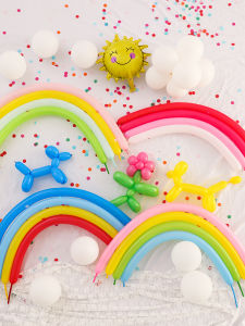 HUAFANGXISHI | Kids Shapeable Educational Balloon 100 Pieces