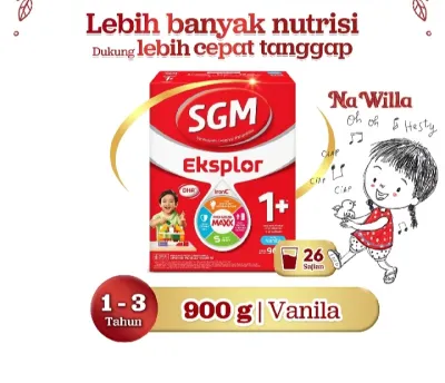 SGM 1+ Vanilla madu 900GR SEREAL BAYI TUMBUH KEMBANG