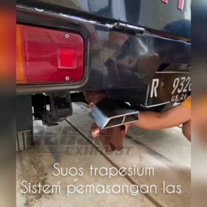 KNALPOT MOBIL SUOS HKS TRAPESIUM TERMURAH SUARA JET BUS SPOK2 BUS MEDIUM BENSIN SOLAR TRUK