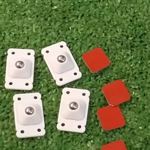 Bộ 4 bánh xe mini bi thép di chuyển thùng hộp xoay 360d- mẫu mới nhất