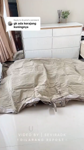 [COD] Urban wave Outdoor Matras Kasur Pompa Matras Tidur Kasur Angin Bisa Tahan 200x150x40cm Inflatable Bed Pompa Tiup Double Air Bed