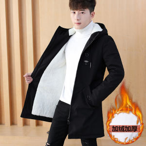 Áo Khoác Dài Vừa Phải Mùa Thu Dành Cho Nam Trẻ Tuổi Áo Khoác Ngoài Thường Ngày Thời Trang Áo Khoác Gió Polyester Dài Vừa Phải