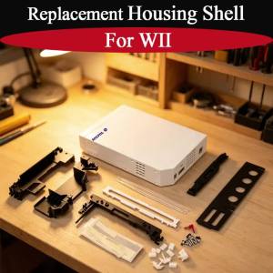 High Quality For WII Replacement Full Set Housing Case With Full Buttons Repair Spare Parts For WII Accessory White/Transparent
