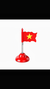 Set 5 Cờ Việt Nam Đón Năng Lượng Tích Cực Đồ Trang Trí Ôtô Xe Máy Trang Trí Bàn Làm Việc...