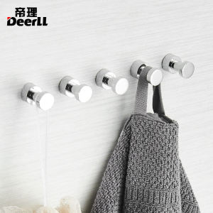 Gạtçe Treo Khăn Phòng Tắm Bằng Đồng Không Cần Khoan Kiểu Scandinavia Đơn Giản Nhỏ Móc Treo Quần Áo Phòng Khách Sau Cửa