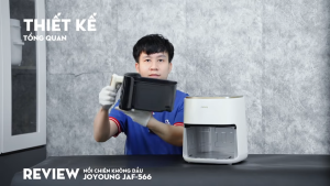 Nồi chiên không dầu 5L Joyoung JAF-566 Công suất 1500W Điều khiển cảm ứng - Chính hãng BH 24 tháng