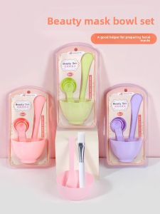 MONLEYTA | Silicone Facial Mask Mixing Bowl And Brush Set Professional Beauty Salon Tools For Facial Massage And Spa Therapy