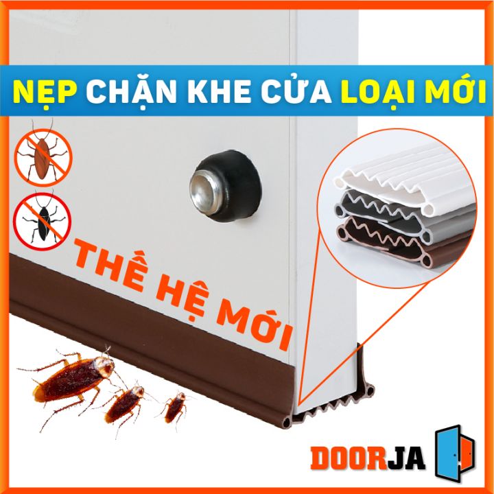 Thanh chặn gió khe cửa chống ồn thế hệ mới DOORJA Nẹp ZICZAC chống côn ...