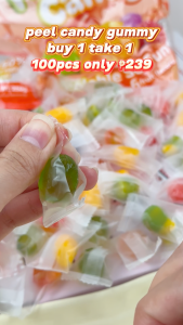 Mr.Squirrel buy 1 take 1 Gummies candy Christmas Candy Fruit Juice Gummies Sweet Jelly Fruit Candy 250g