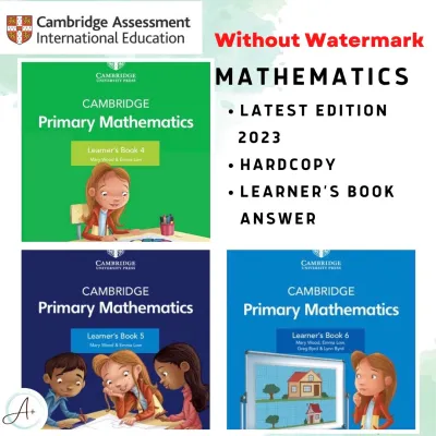 [Hardcopy]Latest 2023 Cambridge Primary Mathematics Learner’s Book 4/5/6 Answers | Cambridge University