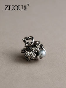 ZUOOU | Elegant Pearls And Rhinestones Small Hair Clamp