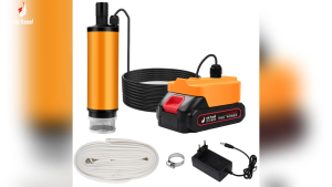 2000W Pompa DC Nirkabel Pompa air nirkabel Pompa air baterai lithium Pompa minyak Pompa penyiraman Pompa Air Celup Laju aliran: 30L/menit