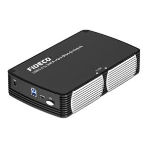 Fideco A3U External Hard Drive Enclosure 3.5 Inch Mechanical SSD Usb Reader for Desktop Computer New Condition