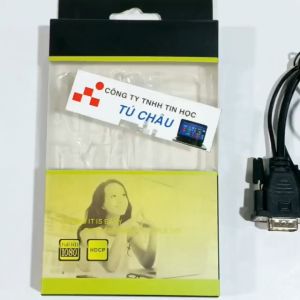 Cáp VGA ra HDMI (Có Audio) - Cáp dài 25Cm