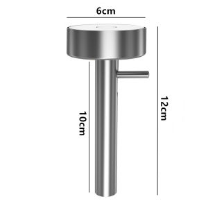 LMETJMA | LMETJMA Falafel Scoop Maker Stainless Steel Falafel Press Mold Meatball Press Tool For Uniform Veggie Patties