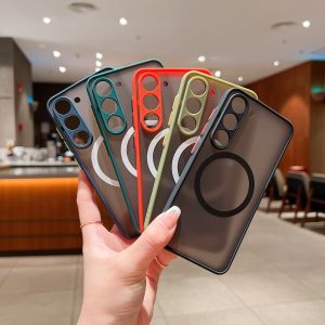 Applicable to Samsung A15 mobile phone case eagle eye skin sense magnetic mobile phone case S26U mobile phone case Samsung S24fe mobile phone case.