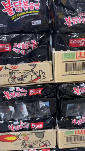 Samyang Buldak Ramen Noodles (5 packs) – Original Hot Chicken & Spicy Cheese Flavors Korean Style Instant Noodles with Rich Spicy Sauce