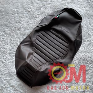 Sarung jok motor model Caferacer Scoopy pake karet tinggal pasang