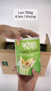 Combo 2 Thùng 12 Lon Sữa Hạt Ngũ Cốc Vị Bơ Organic Avocado Có Chứa BCAAs Duy Trì Sức Khỏe Khối Cơ - Lon 750gr