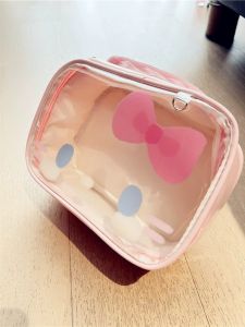 Xishi Cute  INS Sweet Makeup Bag Large Capacity Portable Toiletry Bag for Fitness Bathing Swimming