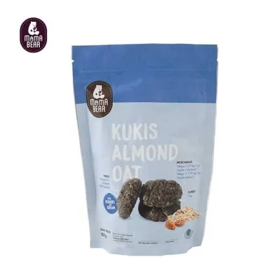 Mama Bear Kukis Almond Oat - Mamabear Kooie Bites Pelancar Asi - Cookies Snack Pelancar Asi Ibu Menyusui Kue kering