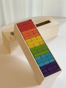 Table Games for Children Bricks Pro Le Matching Interactive Wooden Kettle Bottom Drawing Salary Pile Tower Building Blocks Chouchoule Toys