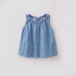 Marc&Janie | Girls Cotton Denim Sleeveless Top