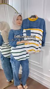 ONE SET JUMBO | ZALIKA SET JUMBO | Setelan Jumbo Jeans Cargo Mix Combed Premium 20s