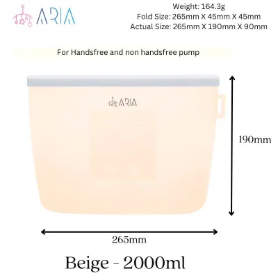 [ARIA] Breast Pump Pouch | Breast Pump Storage Bag | Breast Pump Bag | Food Storage Bag | Food Container