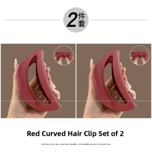 NING ZHOU | Soft Silicone Safe Non-Pinch Large Hair Clip
