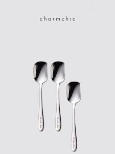 Thìa Kem Bằng Thép Không Gỉ 304 Dễ Thương Thìa Cà Phê Thìa Pudding Thìa Kem Thìa Sữa Chua Thìa Đồ Ăn Nhẹ Bằng Thép Không Gỉ