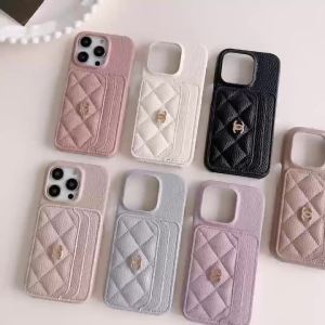 New Solid Color Leather Wallet Twin Card Slot Phone Case For iPhone 16 Pro Max E 14 11 12 13 15 Pro Max Mini Bumper Back Cover