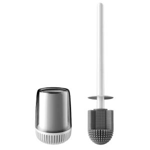 Joybos | Universal Angle Soft Gel Toilet Brush With Long Handle And Wall Mount
